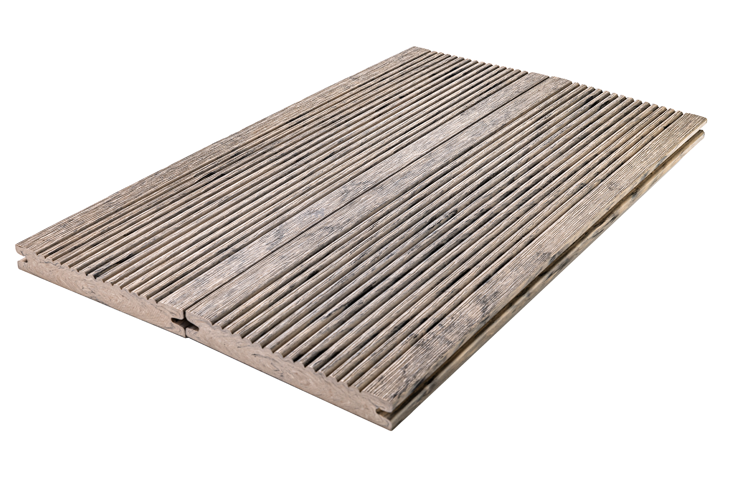 Террасная доска ДПК Bamberg Solid Shipboard, Karelian Birch — Black Deck