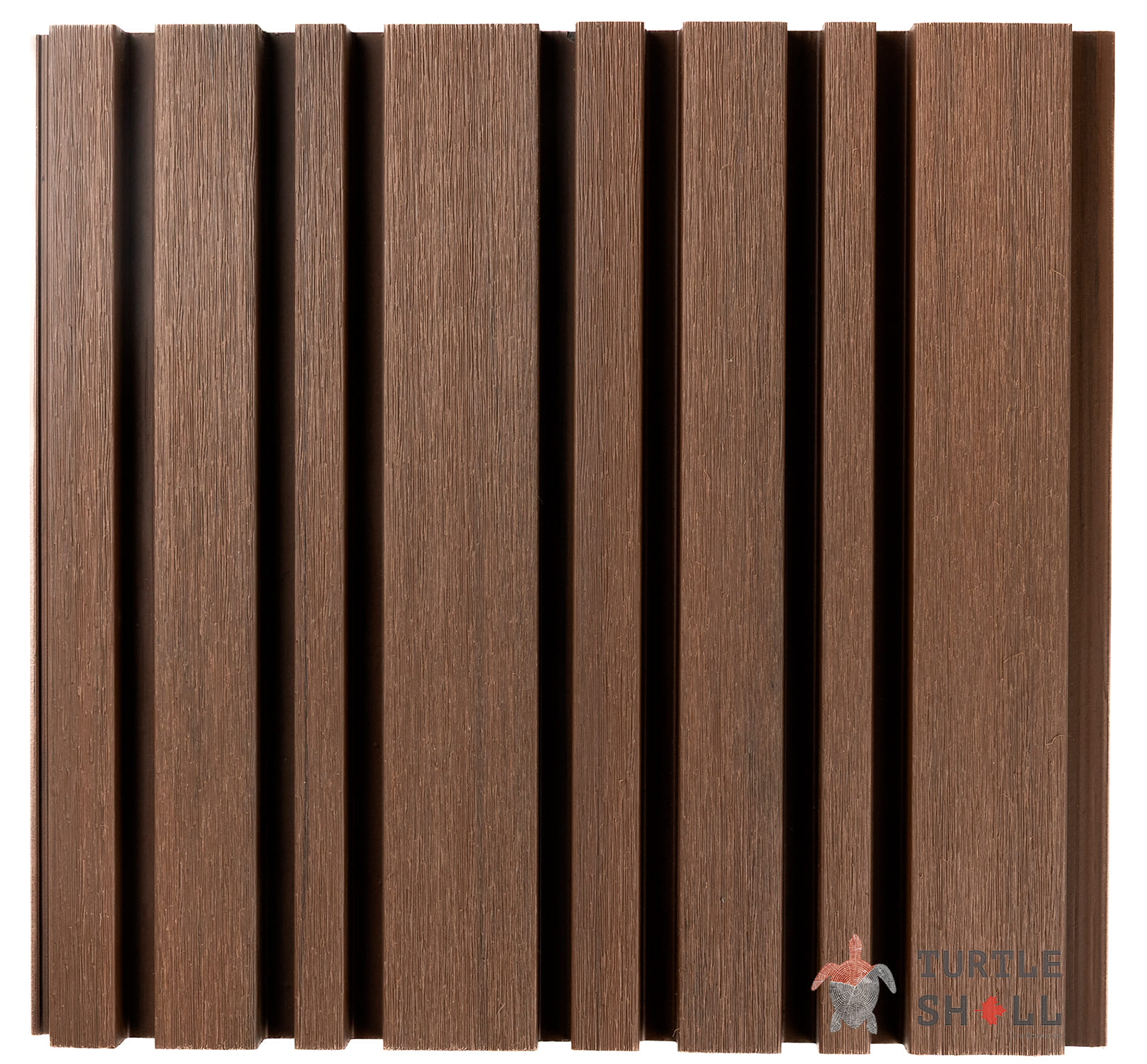 Реечная панель Turtle Shell Different Lines, Australian Palisander, Co-Extrusion