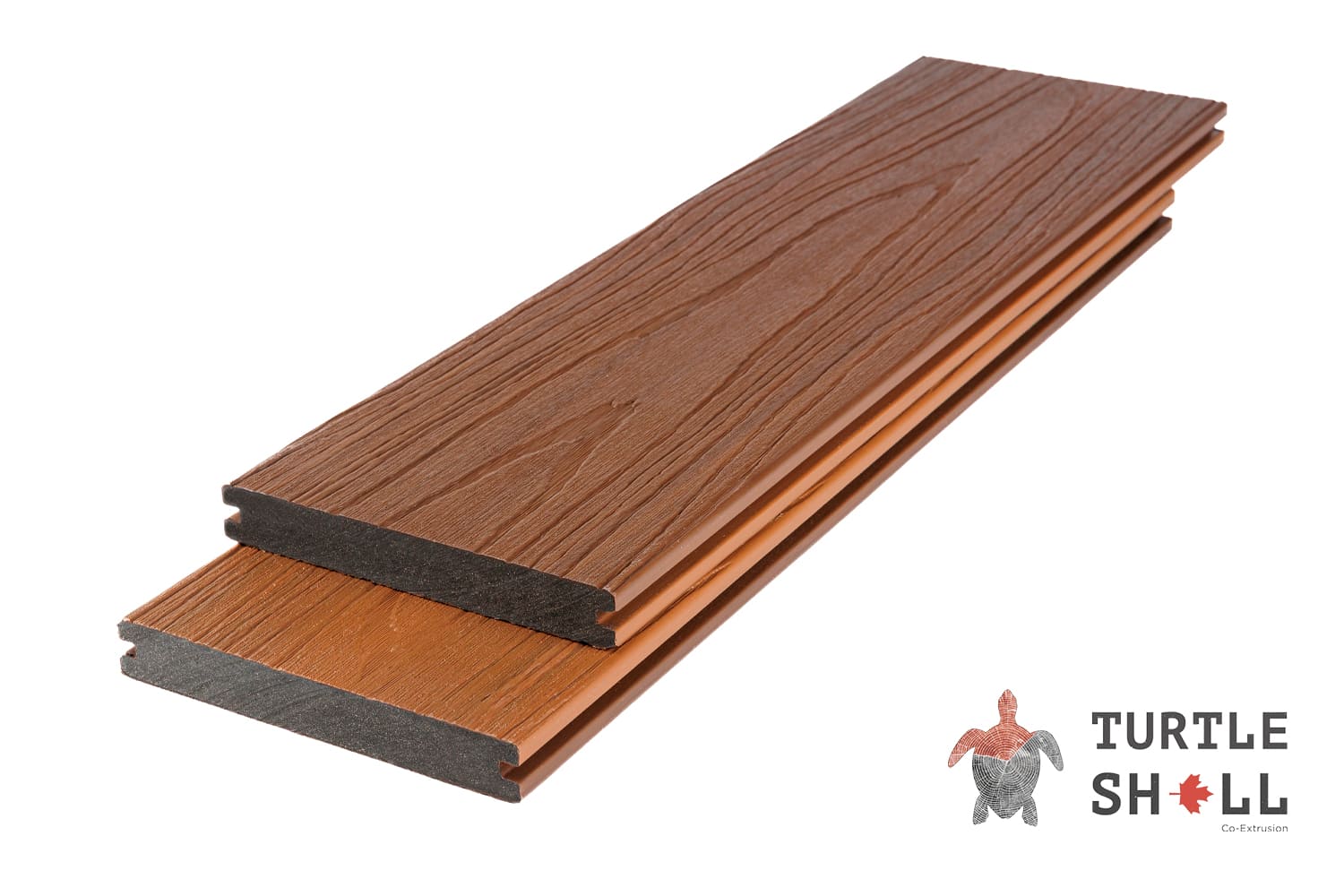 Террасная доска из ДПК Turtle Shell, Solid, Australian Palisander, Co-Extrusion (Dual)