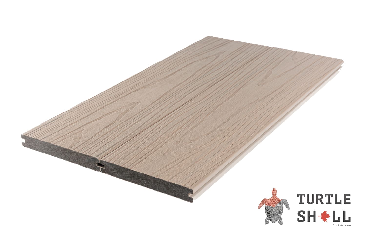 Террасная доска из ДПК Turtle Shell Solid, Canadian Maple, Co-Extrusion (Dual)