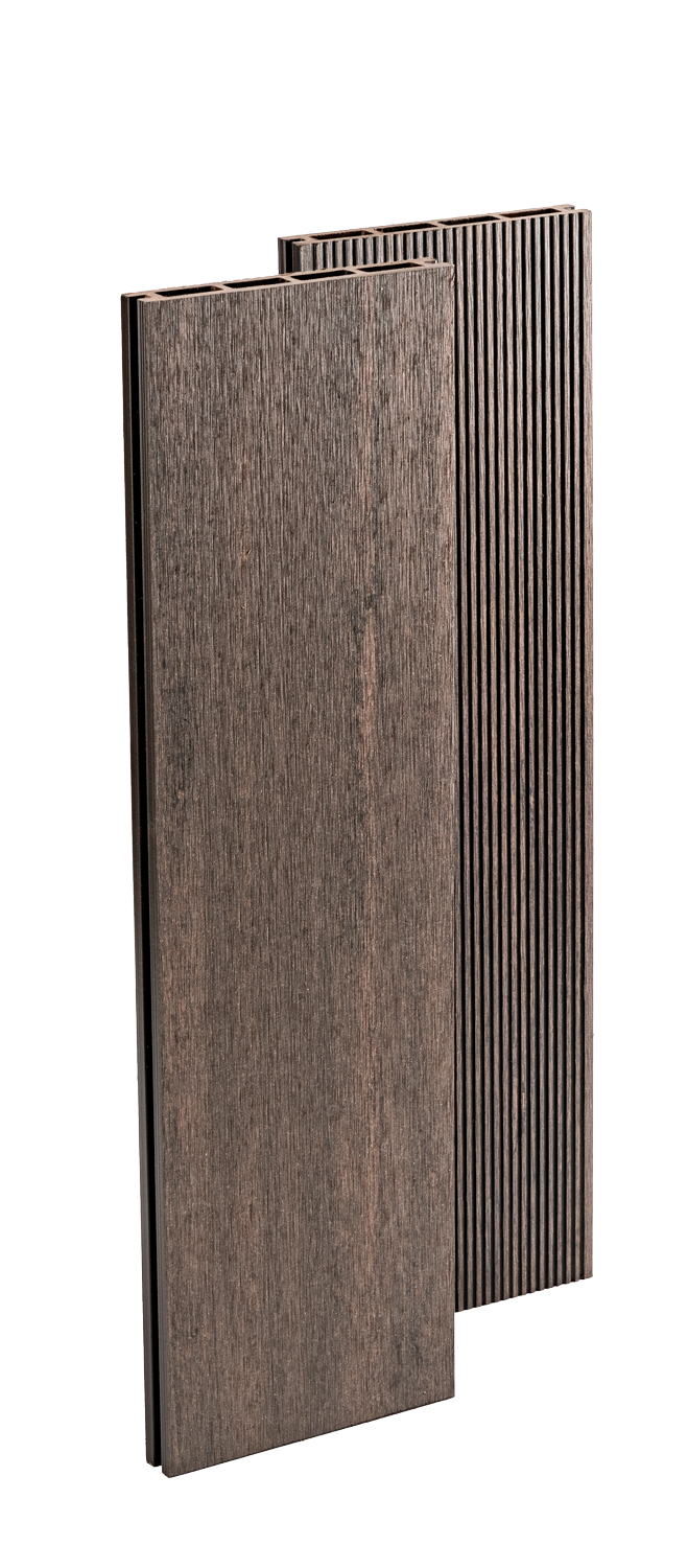 Террасная доска Bamberg Square, Brazilian Walnut (Бразильский орех) — Black Deck