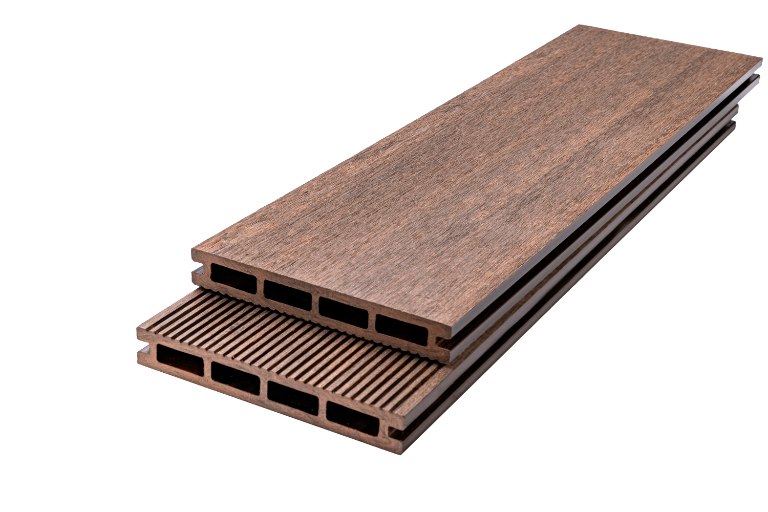 Террасная доска Bamberg Square, Brazilian Walnut (Бразильский орех) — Black Deck