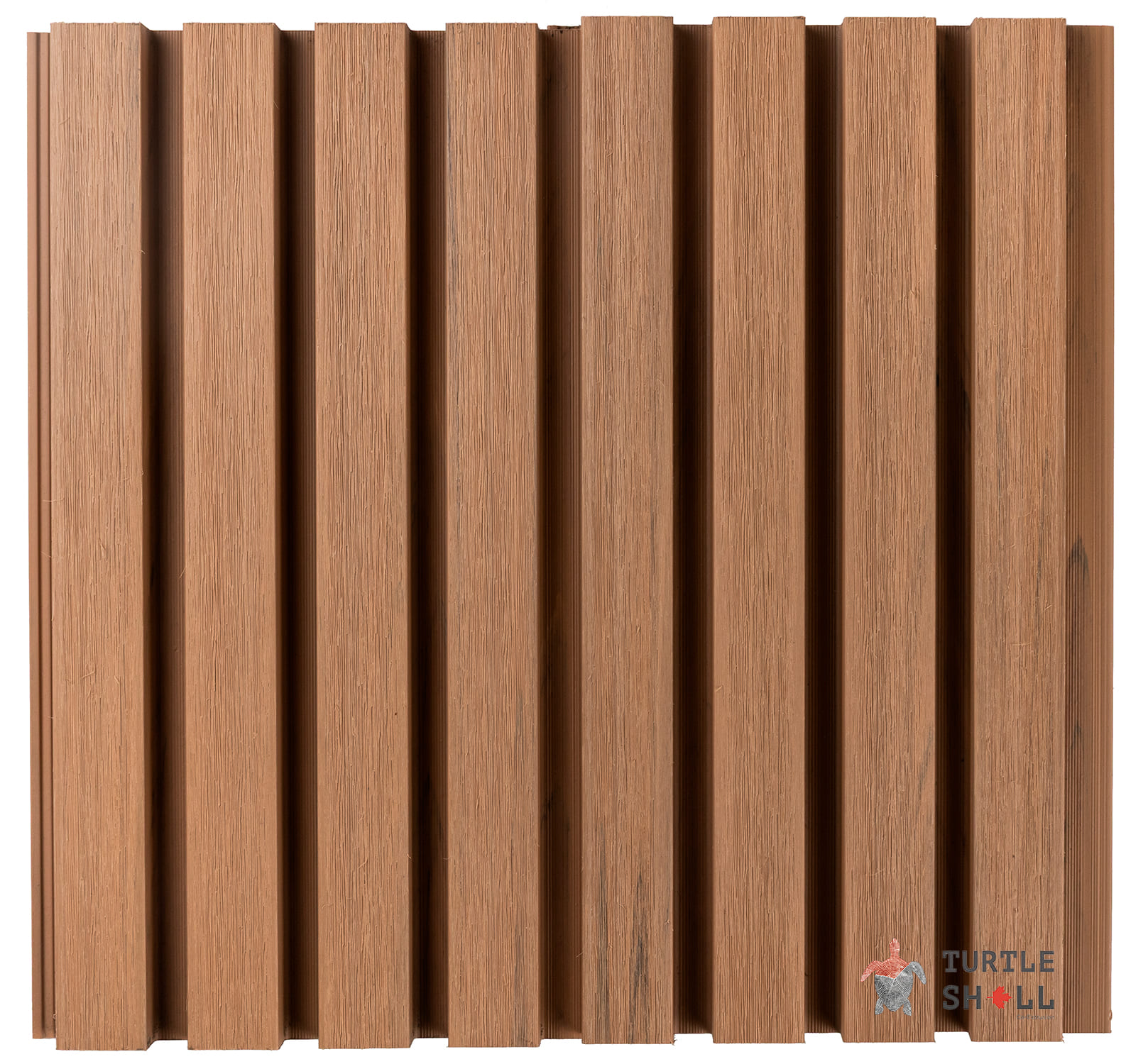 Фасадная (стеновая) реечная панель из дпк Wall Panels Middle Lines, Siberian Pine, Co-Extrusion