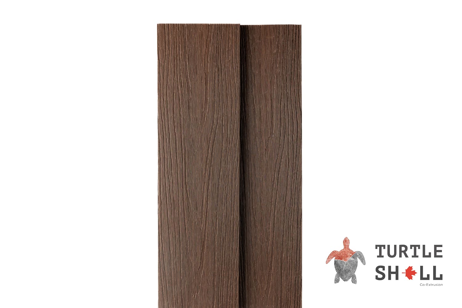 Заборная доска из ДПК Turtle Shell Universal Board, Texas Hickory, Co-Extrusion