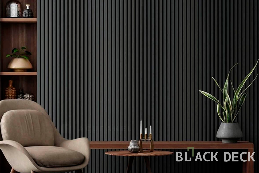Реечные стеновые панели из ДПК: создаем стильный акцент в интерьере и экстерьере — Black Deck