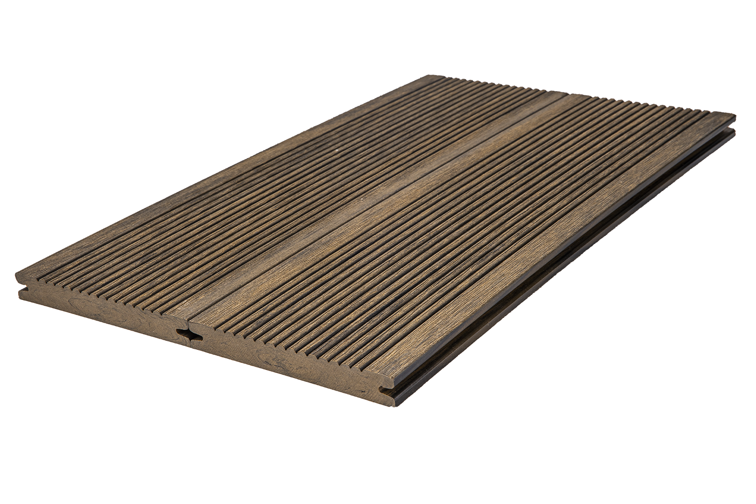 Террасная доска Bamberg Solid Shipboard, Lebanese Cedar (Ливанский кедр) — Black Deck