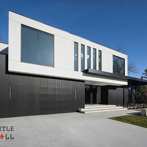 Реечные стеновые панели Turtle Shell Middle Lines, Faroese Smokewood, Co-Extrusion