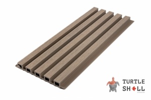 Реечная панель ДПК Narrow Lines, Canadian Maple (серая)