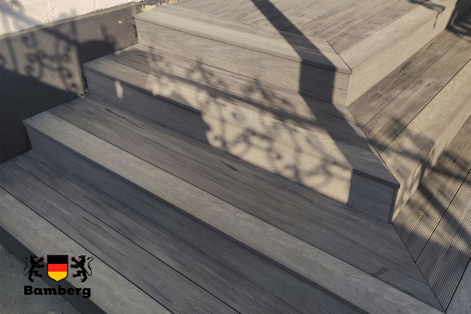 Применение террасной доски ДПК Bamberg Solid, English Barnwood г. Белгород