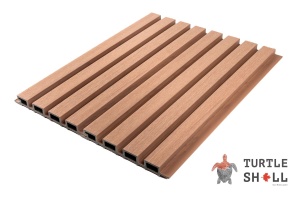 Фасадная (стеновая) реечная панель из дпк Middle Lines, Korean Pine,, Co-Extrusion